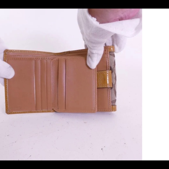 SALE COACH Signature Canvas leather case wallet - Picture 7 of 7